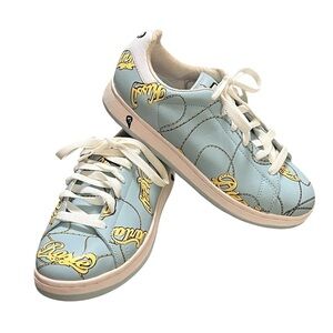 Ice Cream Reebok BBC name chain light grey violet Pharrell limited sneakers